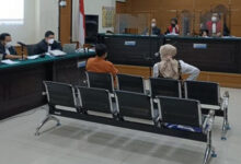 Sidang korupsi pengadaan lahan SMKN 7 Tangsel Rp17,9 di PN Serang. Foto: BR