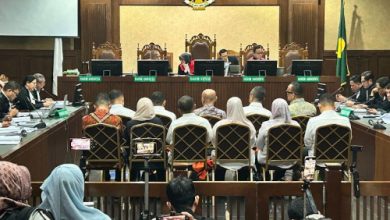 Sidang korupsi mantan Wamenaker, Immanuel Ebenezer Gerungan di PN Jakarta Pusat. Foto Antara