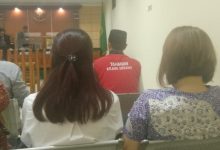 Terdakwa di PN Serang. Foto: Adam Maulana