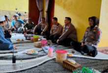 Kunjungan Kapolres Serang, AKBP Yudha Satria ke Ponpes Tebuireng Petir. Foto: Yono