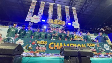 Tim Putera SMA Muhi juara 1 Lomba Bola Basket Yamaha Fazzio. Foto Yusron Ardi Darmawan