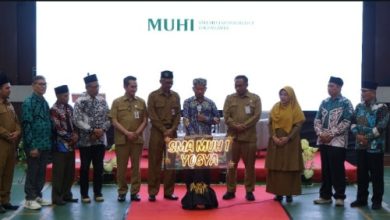 Peluncuran SPMB SMA Muhi Yogyakarta. Foto Yusron Ard Darmawan