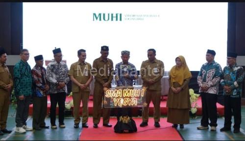 Peluncuran SPMB SMA Muhi Yogyakarta. Foto Yusron Ard Darmawan