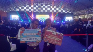 2 siswa SMP Muhammdiyah Plus (MPlus) Gunungpring raih medali perunggu di OPSI Tingkat Nasional. Foto Yusron Ardi Darmawan