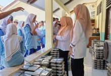 Program Makan Bergizi Gratis di SMPN 1 Kramatwatu. Foto: Antara