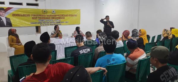 Sosialisasi wawasan kebangsaan di Perumahan Cipocok Jaya, Kota Serang. Foto: Istimewa