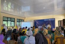 Bina Desa 21 Vokasi UI sosialisasikan kesehatan masyarakat. Foto: Bida Desa 21 Vokasi UI