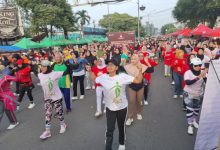 KPU Banten gelar sosialiasi Pilkada 2024 di Alun-alun Kota Serang. Foto: Humas KPU Banten