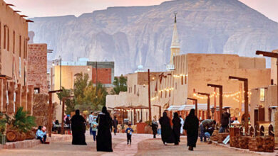 Souq di Kota Al Ulah di Arab Saudi. Foto: Arab News