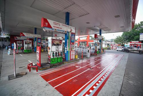 Pertamina melakukan make over SPBU. Foto Pertamina Patra Niaga