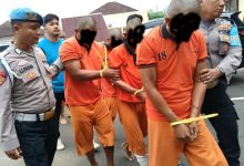 Pelaku Curanmor yagn ditangkap Polres Serang. Foto: Yono