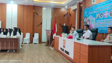 Pembekalan relawan SPPG Polres Serang. foto: Yono