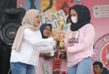 Turnamen Bola Voli Putri dari Srikandi Ganajar Banten. Foto: Srikandi Ganjar