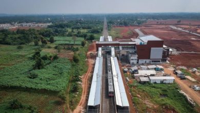 Stasiun Jatake. Foto Antara