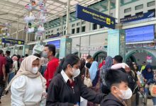 Suasana salah satu stasiun KA di Jakarta. Foto: antara