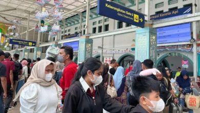 Suasana salah satu stasiun KA di Jakarta. Foto: antara