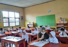 Suasana salah satu sekolah dasar di Kabupaten Tangerang. Foto: Antara