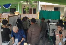 Suasana salah satu TPS di Kota Serang. Foto: LKBN Antara