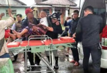 evakuasi korban banjir di Kota Serang