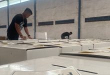 Surat suara PSU Pilkada Kabupaten Serang. Foto: Antara