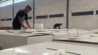 Surat suara PSU Pilkada Kabupaten Serang. Foto: Antara