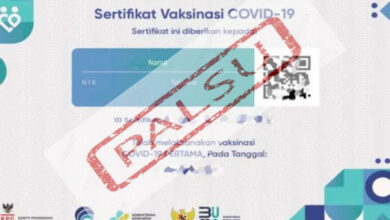 surat vaksin palsu