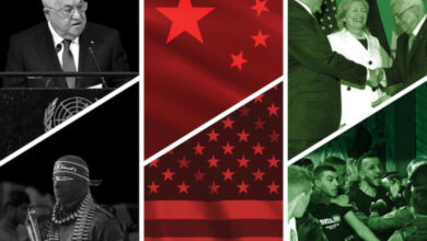 Flayer survei Arab News ke warga Palestina. Foto: Arab News