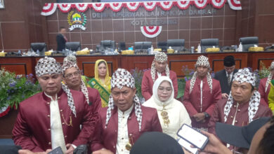 Walikota Serang, Syafrudin dalam acara HUT Kota Serang ke-15. Foto: Aden Hasanudin