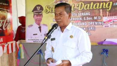 Walikota Serang, Syafrudin. Foto: Aden Hasanudin