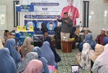 Tabligh Akbar Muharam di Masjid Al Furqon Perumahan Lopang Indah. Foto Yono