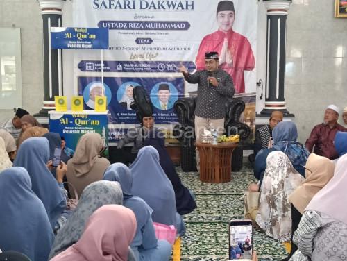 Tabligh Akbar Muharam di Masjid Al Furqon Perumahan Lopang Indah. Foto Yono