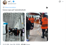 Screenshot (tangkapan laya) cuitan pengguna X. Foto Dok MediaBanten