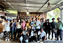 Talk Show Pertanian di Gunung Karang. Foto Sutisna