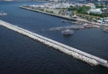 Tanggul Beton Cilincing, Jakarta Utara. Foto: CNN Indonesia