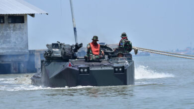 Ranpur Amfibi LVT 7-A1. Foto: Ahmad Munawir = Menkav 2 Mar