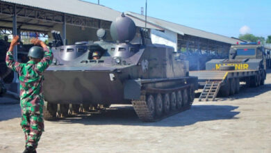 Uji kemampuan dan perawatan Ranpur. Foto: Munawir - Menkav 2 Mar