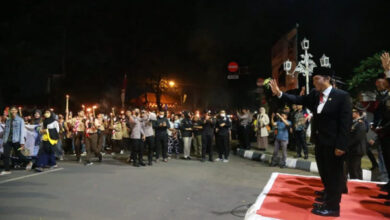 Al Muktabar, Pj Gubernur Banten saat mengikuti Taptu. Foto: Biro Adpim Banten