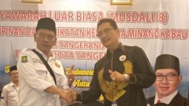 Tasril Jamal Jadi Ketua DPD Ikatan Keluarga Minang Kota Tangerang. Foto: Iqbal Kurnia