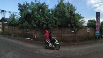 Tembok kumuh sepanjang Jalan Legok,, Kabupate Tangerang. Foto: Prokopim Kab Tangerang