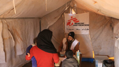 Di dalam mobil klinik MSF di Suriah Barat. Foto: Humas MSF Indonesia