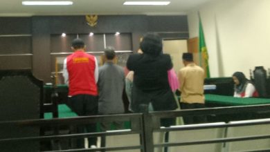Sidang kasus pencurian kendaran motor di PN Serang. Foto: Adam Maulana