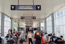 Ruang tunggu penumpang di Terminal Kota Serang. Foto Antara