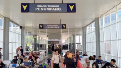 Ruang tunggu penumpang di Terminal Kota Serang. Foto Antara