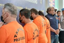 Empat pengemudi Opang jadi tersangka oleh Polresta Tangerang. Foto: Antara