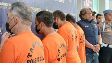 Empat pengemudi Opang jadi tersangka oleh Polresta Tangerang. Foto: Antara