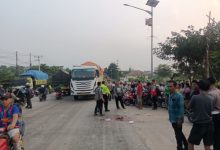 Lokasi kecelakaan yang menewaskan warga Desa Koper. foto Yono