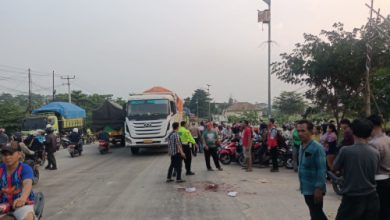 Lokasi kecelakaan yang menewaskan warga Desa Koper. foto Yono