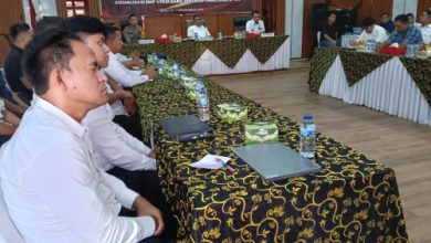 Tim Pusiknas Bareskrim Polri berkunjung ke Polres Serang. Foto: Yono