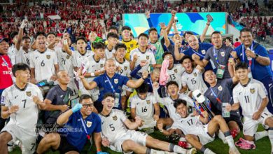 Kegembiraan kemenangan Timnas U-17 Indonesia atas Korsel 1 - 0. Foto: Web PSSI