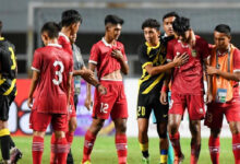 Timnas Indonesia U-17 kalah menyakitkan dari Malaysia 1-5. Foto: Istimewa